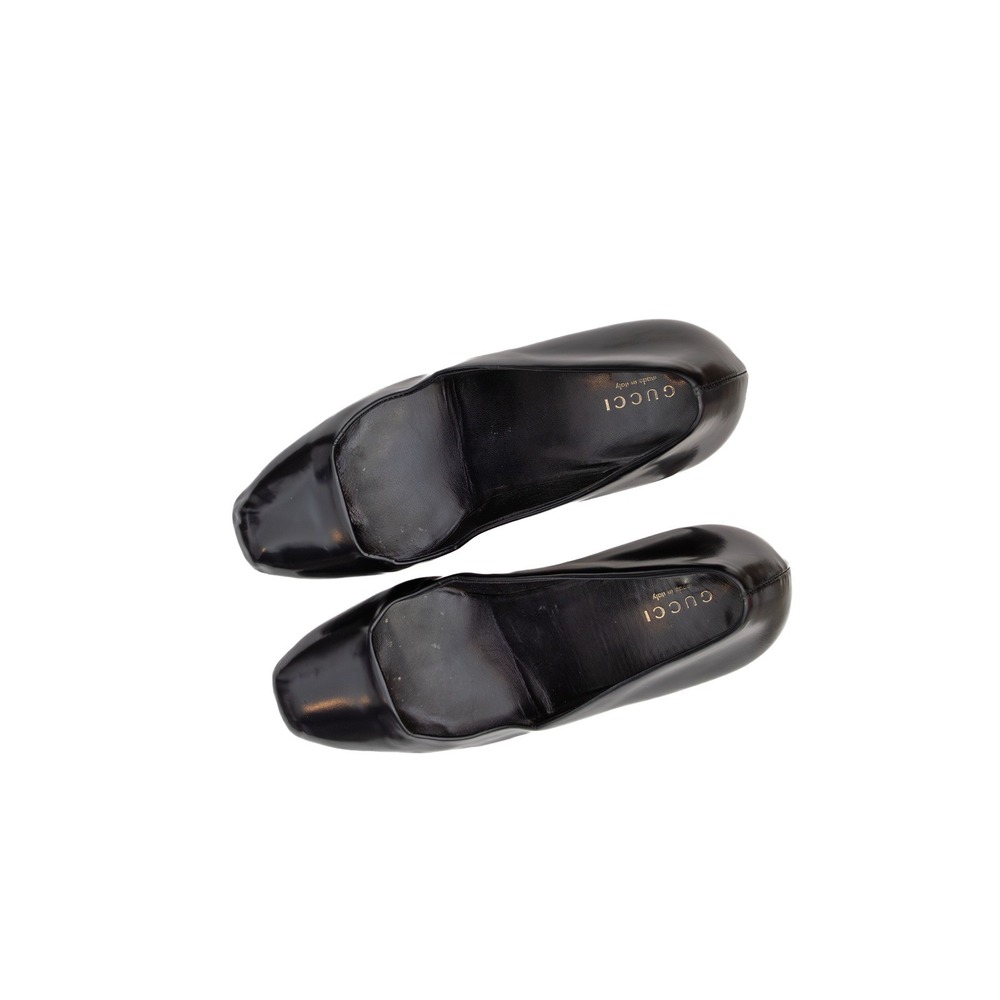 VTG Gucci Black Leather Platform‎ Pumps Heels – Size EU 37.5/US 7.5 - Picture 7 of 11